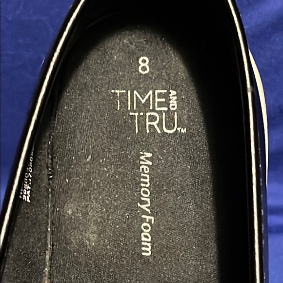 Time and Tru Black Quilted Slip-On Loafers - Picture 5 of 6